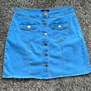 YMI denim mini skirt